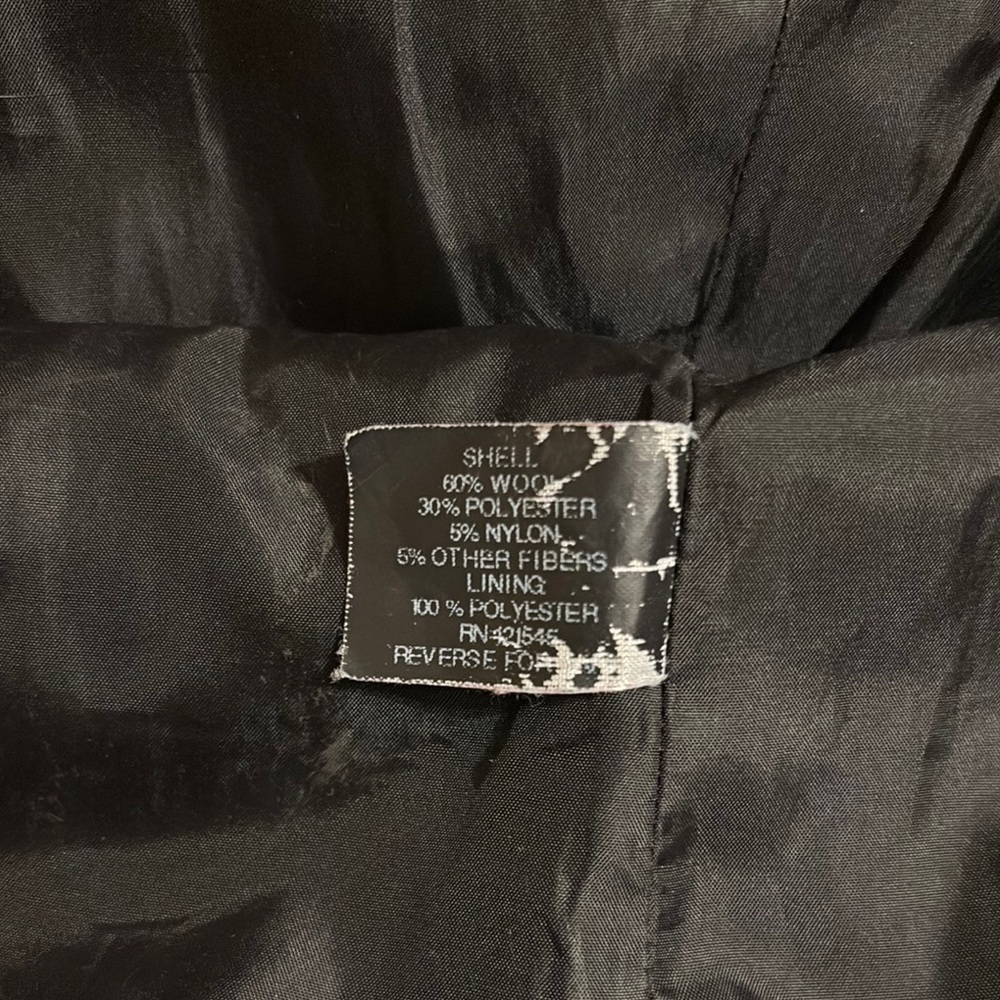 London Fog Blue Trench Coat - Picture 5 of 5